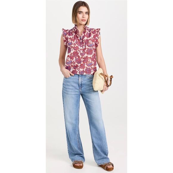 XIRENA Brenna Top in Electric Red - Picture 3 of 12